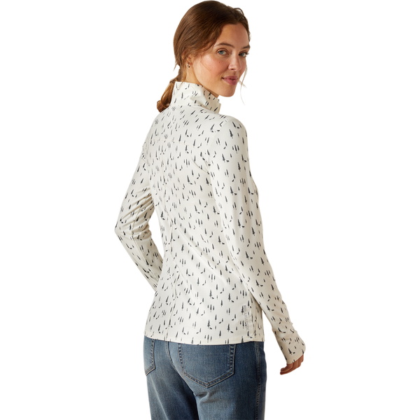2025 Ariat Womens Lowell 3.0 1/4 Zip Baselayer 10062637 - Forest Horses